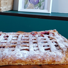 Пирог с творогом и вишней сл т 1кг - Рестораны, кафе, бары