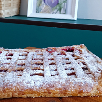 Пирог с творогом и брусникой сл т 1кг - Рестораны, кафе, бары